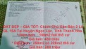 ĐẤT ĐẸP – GIÁ TỐT- Chính Chủ Cần Bán 2 Lô QL 15A Tại Ngọc Lặc, Thanh Hóa.